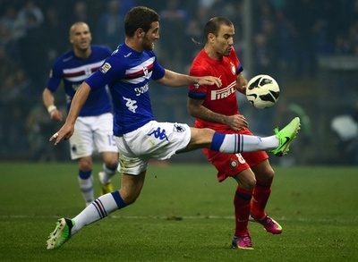 インテルがパラシオの2得点でサンプドリア下す、5位浮上