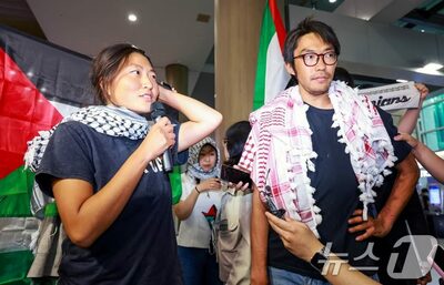 韓国人活動家の拘束・虐待主張、イスラエル大使館が全面否定
