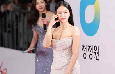 韓国女優、1100万円ドレス脱げ、下着露出という事故