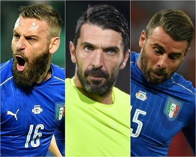 百戦錬磨のイタリア代表3人、W杯出場かけたスウェーデンとの決戦へ