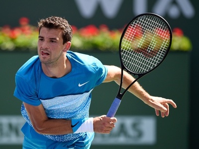 ディミトロフがキリオス下し3回戦へ、BNPパリバ・オープン