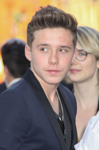 ベッカム家の長男ブルックリン君、キャンペーンモデルに初挑戦