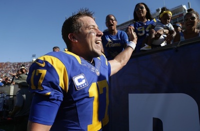 ラムズ、LA移転後初の本拠地ゲームで白星