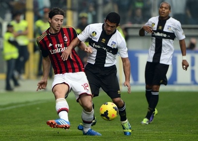 ACミラン、パルマに痛い敗戦