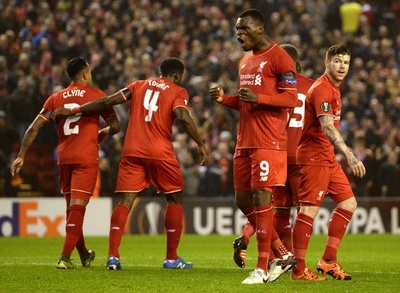 リバプール、ボルドー下し決勝トーナメント進出 ヨーロッパリーグ