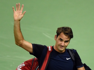 前回覇者のフェデラー、初戦で世界70位に敗れる波乱 上海マスターズ