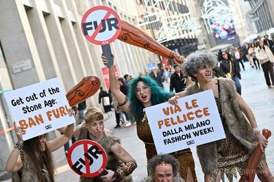 「毛皮は石器時代のもの！」 動物愛護団体、ミラノファッションウィークに毛皮排除要求