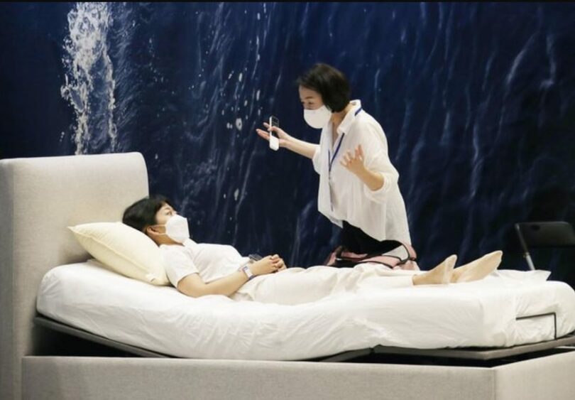 ソウルで開かれた「スリップテック2022国際睡眠健康産業博覧会」(c)news1