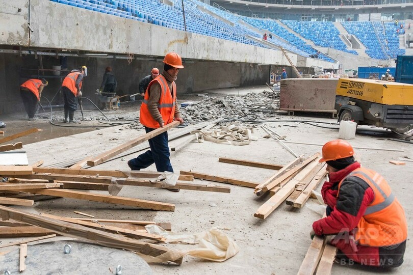 北朝鮮労働者の虐待的職場環境、FIFA人権機関が警告 ロシアW杯