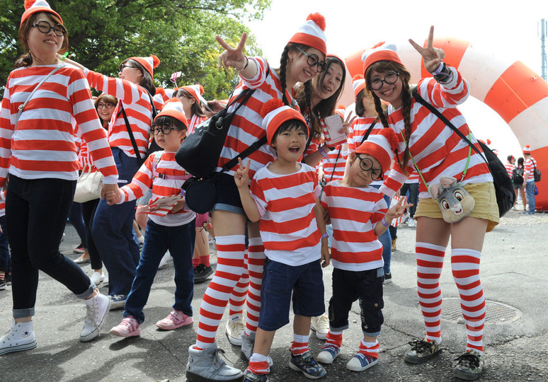 ウォーリー だらけのランイベント開催 東京 写真枚 国際ニュース Afpbb News