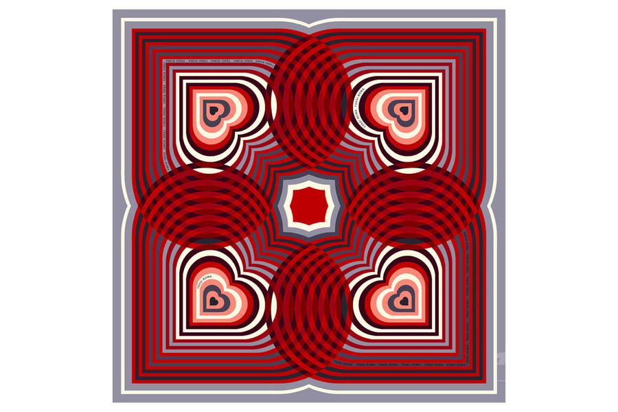 「フェンディ」、ハートあふれる新作カプセルコレクション