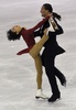 15-16フィギュアスケート、グランプリ（GP）ファイナル、ペア・ショートプログラム（SP）。演技に臨む川口悠子/アレクサンドル・スミルノフ組（2015年12月10日撮影）。(c)AFP/LLUIS GENE