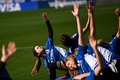 サッカー女子の国際親善大会、シービリーブス・カップのカナダ戦へ向けて調整する長谷川唯（2023年2月21日撮影）。(c)Patrick T. Fallon / AFP