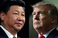 中国の習近平国家主席（左）と米国のドナルド・トランプ大統領（2020年5月14日作成、資料写真）。(c)Dan Kitwood and Nicholas Kamm / various sources / AFP