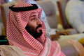 サウジアラビアの首都リヤドでの国際会議「未来投資イニシアチブ」に出席した同国のムハンマド・ビン・サルマン皇太子（2018年10月24日撮影）。(c)GIUSEPPE CACACE / AFP
