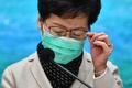 香港の林鄭月娥（キャリー・ラム）行政長官（2020年1月28日撮影）。(c)Anthony WALLACE / AFP