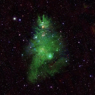 「星のクリスマスツリー」 NASAが画像公開