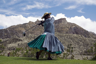 天国に一番近いゴルフコース、ボリビア