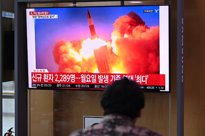 北朝鮮、28日に極超音速ミサイル発射実験 KCNA