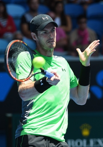 第6シードのマレー、順当に2回戦へ 全豪オープン