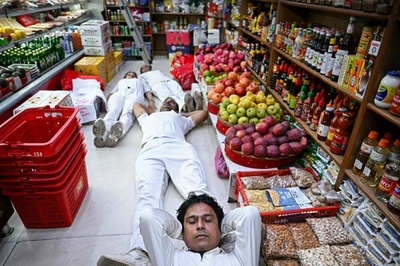【今日の1枚】空爆に備えて インド