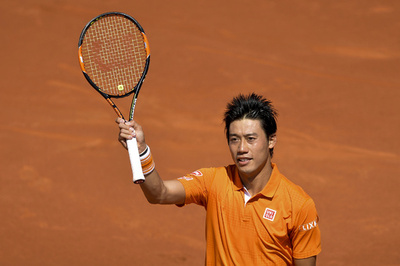 錦織が3年連続でバルセロナOP決勝進出、ペールに快勝