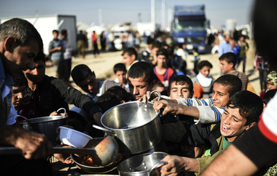 「生きるために食糧を」