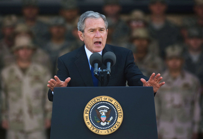 ブッシュ大統領、「イラク駐留米軍の削減は順調に進展」