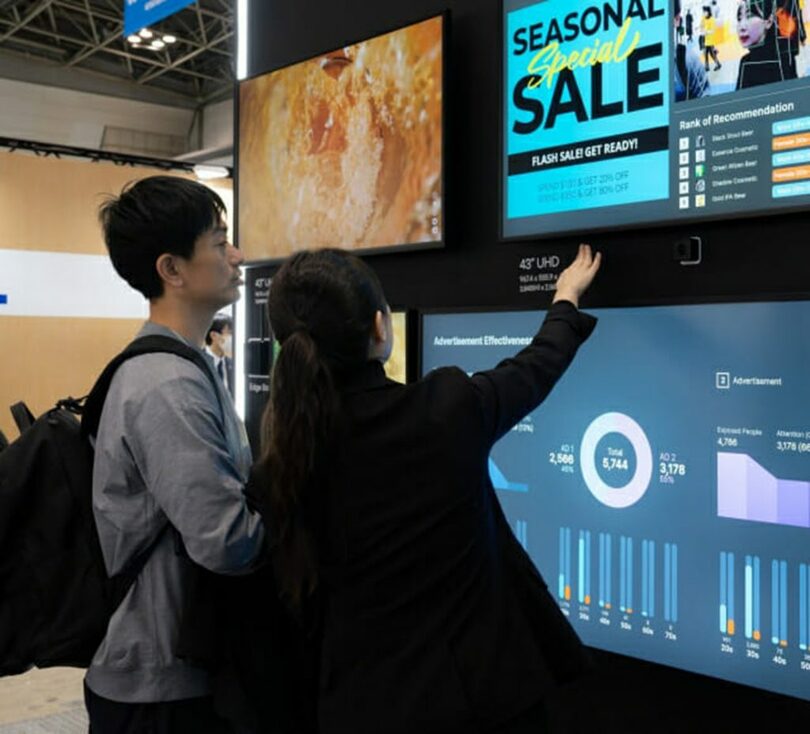 「リテールテックJAPAN2025」SOLUMブース＝SOLUM(c)KOREA WAVE