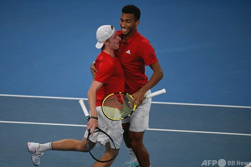 カナダが前回王者ロシア下す 初のATPカップ決勝進出