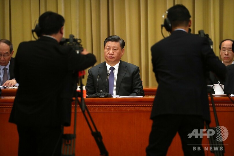 習氏、中台統一で軍事力行使を排除せず 「一国二制度」も迫る