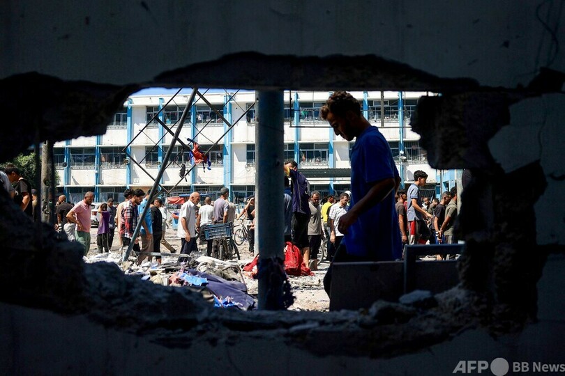 1時間に爆撃3回、ガザで48人死亡 学校また標的に