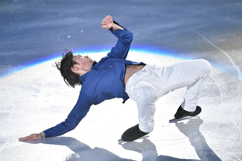 羽生やザギトワらが華麗な演技、フィギュアスケート・エキシビション 平昌五輪