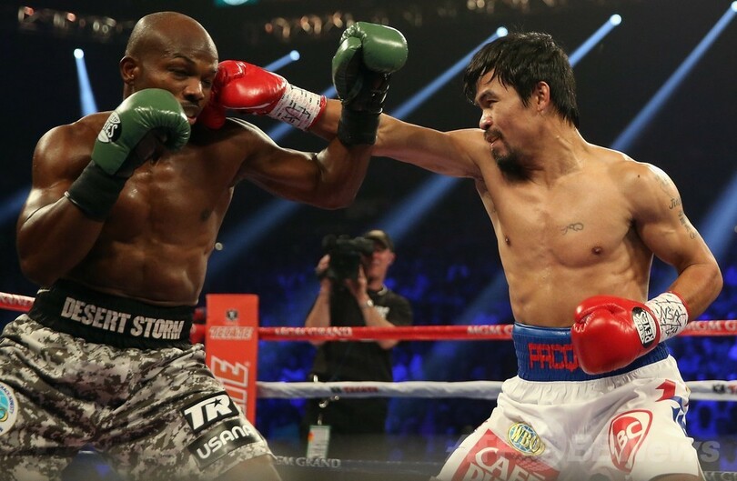 パッキャオがブラッドリーとの再戦制す、WBOウェルター級