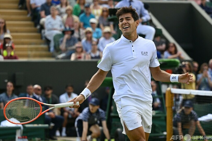 ガリンがウィンブルドン8強入り、2セットダウンから逆転勝ち