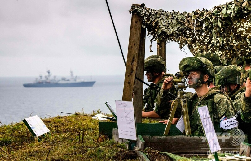 ロシア軍、日本海沿岸で上陸訓練 「史上最大」演習の一環