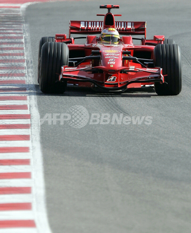 フェラーリ バルセロナで単独テスト 写真10枚 国際ニュース Afpbb News