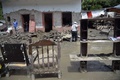 コロンビア・アンティオキア州の渓谷の町サルガルで、大規模な地滑りで被災した住宅（2015年5月18日撮影）。(c)AFP/RAUL ARBOLEDA