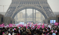 フランス・パリ（Paris）で13日、同性結婚の合法化に反対する抗議デモが行われ、警察発表で34万人が市内を行進した。主催者発表によると参加者は80万人。

与党・社会党が推進する同性婚合法化法案は月末に議会で審議される予定だが、フランスで2大宗教人口を持つキリスト教カトリックとイスラム教の信者の多くが反発しているほか、野党の右派政党も反対している。

写真は、同性婚合法化反対デモに参加する人々（2012年1月13日撮影）。(c)AFP/LIONEL BONAVENTURE