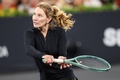 ルーマニア・クルジュナポカで行われたイベントで、エキシビションマッチに臨む元女子テニスのシュテフィ・グラフ氏（2024年6月15日撮影）。(c)Simion Sebastian Tataru / AFP