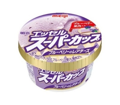 「明治 エッセル スーパーカップ ブルーベリーのレアチーズ」　5月4日新発売／全国