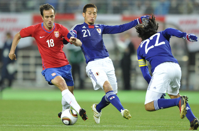 セルビアが日本に快勝、国際親善試合