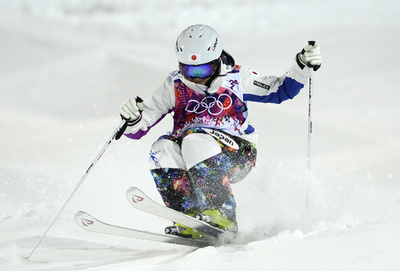 上村が女子モーグル決勝で4位、メダル届かず ソチ五輪