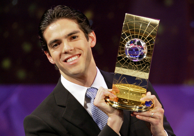 カカ FIFA年間最優秀選手に輝く
