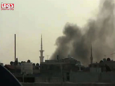 シリア、首都近郊で激しい衝突 「10日撤退」合意後も170人死亡