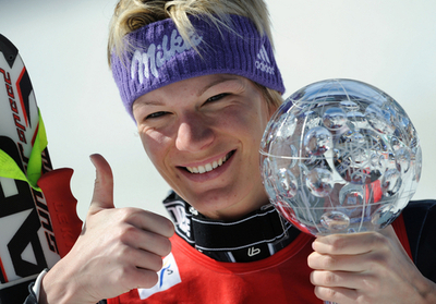 マリア・リーシュ 女子スーパー大回転で総合優勝