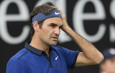 フェデラー復帰も20分で中断、雨天順延「飽き飽き」