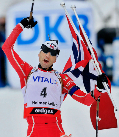 ＜バイアスロン 06-07W杯・第8戦＞ビョルンダーレン 男子12.5キロメートル・パシュートで優勝 - ノルウェー