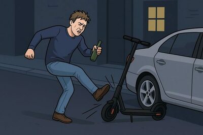 酔った男性がキックボード蹴飛ばし、車を損傷…ソウルでの被害映像に怒りの声