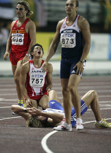 田中宏昌 男子十種競技19位に終わる